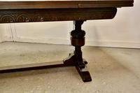 Large Dark Oak Refectory Extending Table (10 of 12) Large Dark Oak Refectory Extending Table (10 of 12)