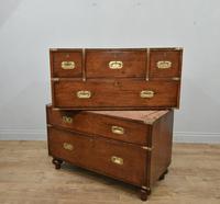 Antique Mahogany Campaign Military Chest Of Drawers (5 of 8) Antique Mahogany Campaign Military Chest Of Drawers (5 of 8)