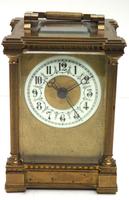 Rare Antique French 8-day Carriage Clock Unusual Masked Dial Case with Sweeping Secs Hand (2 of 12) Rare Antique French 8-day Carriage Clock Unusual Masked Dial Case with Sweeping Secs Hand (2 of 12)