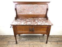Antique Edwardian Mahogany and Marble Washstand Cupboard (4 of 11) Antique Edwardian Mahogany and Marble Washstand Cupboard (4 of 11)