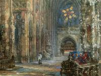 Sir Wyke Bayliss PRBA HRMS Rose Window Brussels Watercolour Painting (7 of 16) Sir Wyke Bayliss PRBA HRMS Rose Window Brussels Watercolour Painting (7 of 16)
