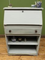 Antique Shabby Chic Pale Blue Bureau, Beach Hut, Nautical, Distressed Denim Blue (16 of 18) Antique Shabby Chic Pale Blue Bureau, Beach Hut, Nautical, Distressed Denim Blue (16 of 18)