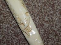 Antique Intricately Carved Dove Bird Designed Partridge Wood Dress / Walking Cane (8 of 17) Antique Intricately Carved Dove Bird Designed Partridge Wood Dress / Walking Cane (8 of 17)