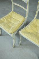 Pair of Regency Style Painted Dining Chairs (7 of 10) Pair of Regency Style Painted Dining Chairs (7 of 10)
