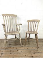 Set of Four Slat Back Antique Kitchen Chairs (2 of 10) Set of Four Slat Back Antique Kitchen Chairs (2 of 10)