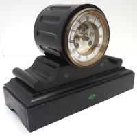 Fantastic Antique French Slate Drum Head Mantel Clock Wow! Striking 8-day Mantle Clock with Jewelled Pallets C1870 (2 of 10) Fantastic Antique French Slate Drum Head Mantel Clock Wow! Striking 8-day Mantle Clock with Jewelled Pallets C1870 (2 of 10)