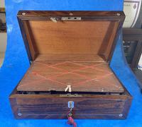 William IV Angle Cut Rosewood Writing Slope (12 of 17) William IV Angle Cut Rosewood Writing Slope (12 of 17)
