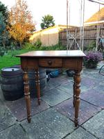 Antique 18th Century French Solid Fruitwood Rustic Side Table With Drawer (2 of 6) Antique 18th Century French Solid Fruitwood Rustic Side Table With Drawer (2 of 6)