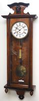 Antique Rocket Cased Single Weight Walnut 8-Day Vienna Regulator Wall Clock (2 of 14) Antique Rocket Cased Single Weight Walnut 8-Day Vienna Regulator Wall Clock (2 of 14)