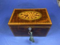 18th Century Mahogany Twin Tea Caddy with Shell Inlay (3 of 17) 18th Century Mahogany Twin Tea Caddy with Shell Inlay (3 of 17)