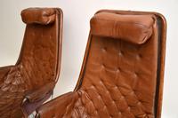 Pair of Vintage Leather Swivel ‘Jetson’ Armchairs by Bruno Mathsson (7 of 11) Pair of Vintage Leather Swivel ‘Jetson’ Armchairs by Bruno Mathsson (7 of 11)