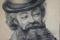 19th Century Charcoal Drawing Bearded Gent (7 of 10) 19th Century Charcoal Drawing Bearded Gent (7 of 10)