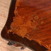 Serpentine Writing Table Louis XVI Style Inlaid Kingwood (8 of 19) Serpentine Writing Table Louis XVI Style Inlaid Kingwood (8 of 19)
