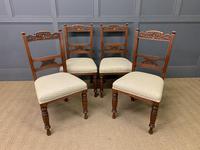 Set of 4 Victorian Walnut Chairs