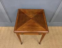 Edwardian Inlaid Mahogany Envelope Card Table (3 of 14) Edwardian Inlaid Mahogany Envelope Card Table (3 of 14)