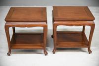 Pair of Chinese Rosewood Side Tables (2 of 13) Pair of Chinese Rosewood Side Tables (2 of 13)