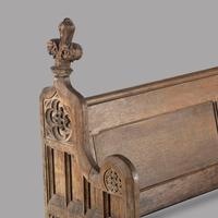 Fabulous Pair of 19th Century English Oak Pews (4 of 6) Fabulous Pair of 19th Century English Oak Pews (4 of 6)