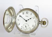 Antique Silver Waltham Traveler Half Hunter Pocket Watch (2 of 6) Antique Silver Waltham Traveler Half Hunter Pocket Watch (2 of 6)