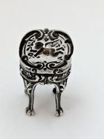 Edwardian, Miniature Silver Chair, Levi & Salaman, B'ham 1902 (6 of 10) Edwardian, Miniature Silver Chair, Levi & Salaman, B'ham 1902 (6 of 10)