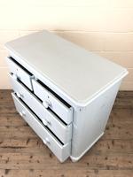 Small Victorian Blue Pine Painted Chest of Drawers (8 of 11) Small Victorian Blue Pine Painted Chest of Drawers (8 of 11)