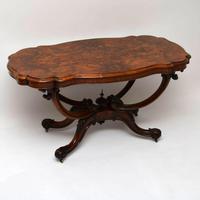 Antique Victorian Burr Walnut Centre Table (2 of 11) Antique Victorian Burr Walnut Centre Table (2 of 11)