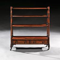 Fine Late Regency Mahogany Waterfall Open Bookcase (2 of 8) Fine Late Regency Mahogany Waterfall Open Bookcase (2 of 8)