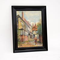 Antique Watercolour Painting of The Mermaid Inn, Rye by Annie L. Lee (2 of 10) Antique Watercolour Painting of The Mermaid Inn, Rye by Annie L. Lee (2 of 10)
