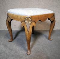 Queen Anne Style Walnut Stool c.1920 (6 of 10) Queen Anne Style Walnut Stool c.1920 (6 of 10)