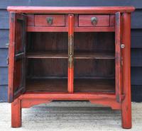 Excellent Pair of Chinese Red Lacquered Cabinets / Cupboards c.1900 (5 of 15) Excellent Pair of Chinese Red Lacquered Cabinets / Cupboards c.1900 (5 of 15)