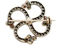 1.50ct Diamond & Pearl, 9ct Yellow Gold Brooch - Antique Victorian (4 of 9) 1.50ct Diamond & Pearl, 9ct Yellow Gold Brooch - Antique Victorian (4 of 9)