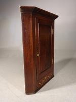 Late 18th Century Panelled Hanging Corner Cupboard (3 of 4) Late 18th Century Panelled Hanging Corner Cupboard (3 of 4)