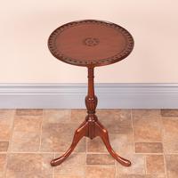 Mahogany Carved Top Wine Table (4 of 6) Mahogany Carved Top Wine Table (4 of 6)