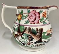 Antique Staffordshire Pottery Jug Country Sporting Pursuits c.1850 (4 of 9) Antique Staffordshire Pottery Jug Country Sporting Pursuits c.1850 (4 of 9)