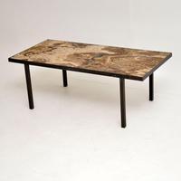 1950’s Vintage Marble & Brass Coffee Table (2 of 10) 1950’s Vintage Marble & Brass Coffee Table (2 of 10)