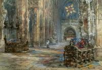 Sir Wyke Bayliss PRBA HRMS Rose Window Brussels Watercolour Painting (11 of 16) Sir Wyke Bayliss PRBA HRMS Rose Window Brussels Watercolour Painting (11 of 16)