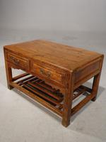 Neat Mid 19th Century Two Drawer Low Table (8 of 9) Neat Mid 19th Century Two Drawer Low Table (8 of 9)