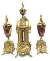 Vintage Sevres Mantel Clock Garniture 8 Day Striking Ormolu Mantel Clock (12 of 14) Vintage Sevres Mantel Clock Garniture 8 Day Striking Ormolu Mantel Clock (12 of 14)