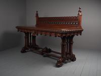 Carved Oak Serving Table Attributed to Pugin (14 of 17) Carved Oak Serving Table Attributed to Pugin (14 of 17)