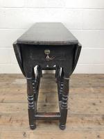 Antique 19th Century Small Oak Gateleg Table (7 of 8) Antique 19th Century Small Oak Gateleg Table (7 of 8)