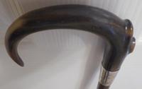 Edwardian Walking Stick Cane 1910 Solid Silver Collar Rosewood Shaft (3 of 8) Edwardian Walking Stick Cane 1910 Solid Silver Collar Rosewood Shaft (3 of 8)