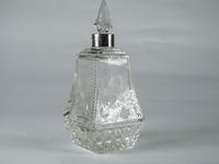 Antique Cut Glass & Silver Perfume Bottle (2 of 5) Antique Cut Glass & Silver Perfume Bottle (2 of 5)