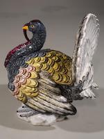 Very Large, Early 20th Century, Faience Pottery Male Turkey (3 of 6) Very Large, Early 20th Century, Faience Pottery Male Turkey (3 of 6)