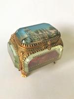 European Glass & Ormolu Scenic Trinket Box (2 of 7) European Glass & Ormolu Scenic Trinket Box (2 of 7)