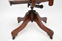 Antique Victorian Mahogany Swivel Desk Chair (7 of 10) Antique Victorian Mahogany Swivel Desk Chair (7 of 10)