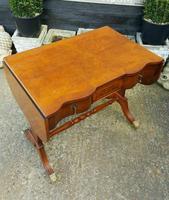 Antique Design Walnut Serpentine Front Desk (2 of 7) Antique Design Walnut Serpentine Front Desk (2 of 7)