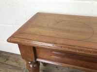 Long Victorian Mahogany Hall Bench (9 of 11) Long Victorian Mahogany Hall Bench (9 of 11)