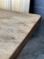 Superb Rustic Large Bleached Oak Farmhouse Table with Extensions (17 of 36) Superb Rustic Large Bleached Oak Farmhouse Table with Extensions (17 of 36)