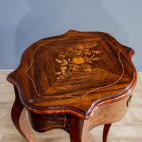 Marquetry 1 Drawer Table (4 of 6) Marquetry 1 Drawer Table (4 of 6)