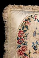 Cushion: 18th Century, Wool. Vibrant Flowers (2 of 4) Cushion: 18th Century, Wool. Vibrant Flowers (2 of 4)