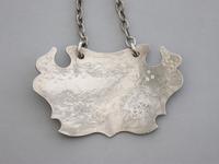 George II Chased Silver Escutcheon Wine Label White, Unmarked c1750 (6 of 7) George II Chased Silver Escutcheon Wine Label White, Unmarked c1750 (6 of 7)